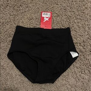 Capezio Black High-Waisted Dance Brief